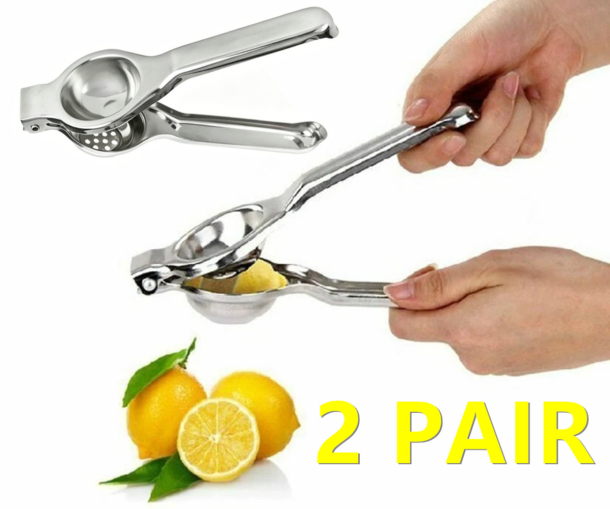 Handheld Stainless Steel Citrus Juicer - Perfect For Lemons, Oranges & Limes — image 5