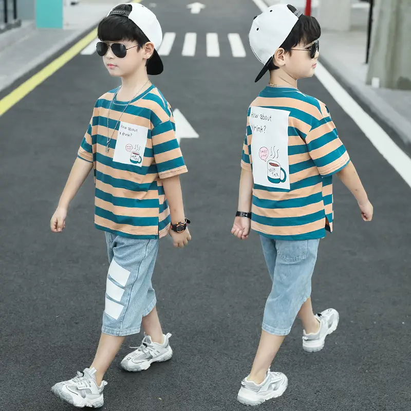 CUHK Children's Short Sleeve Two-piece Sports