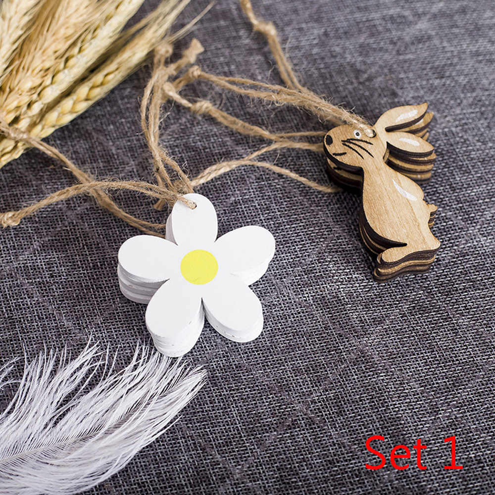 Easter Wooden Decorative Pendant Decorations — foto 6