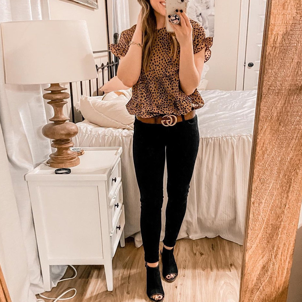 Summer Fashion Trend New Printed Short Sleeves