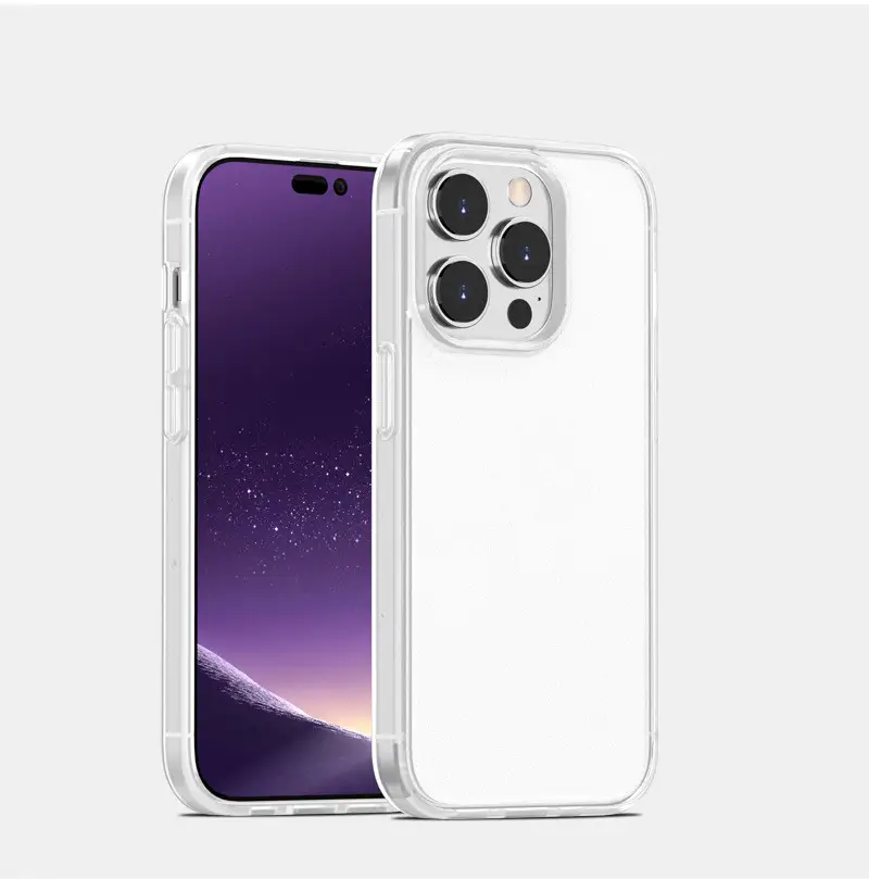 Oil-sprayed Skin-feeling Translucent Phone Case