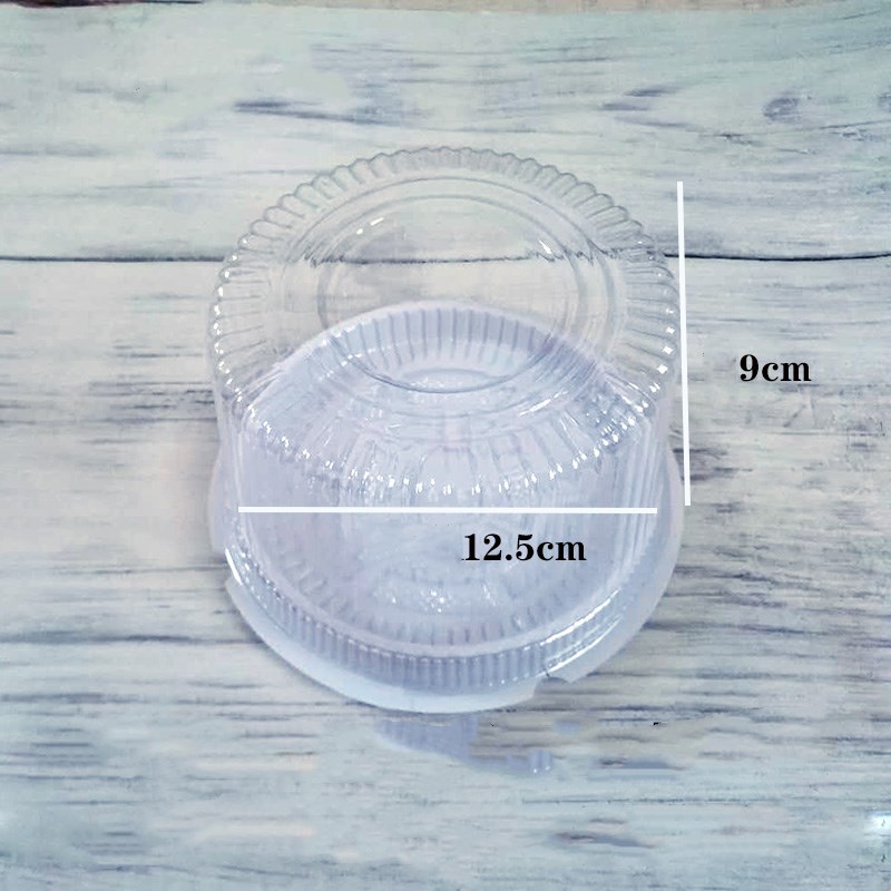 Title 2, Round Cheesecake Box Plastic Transparent Baking...