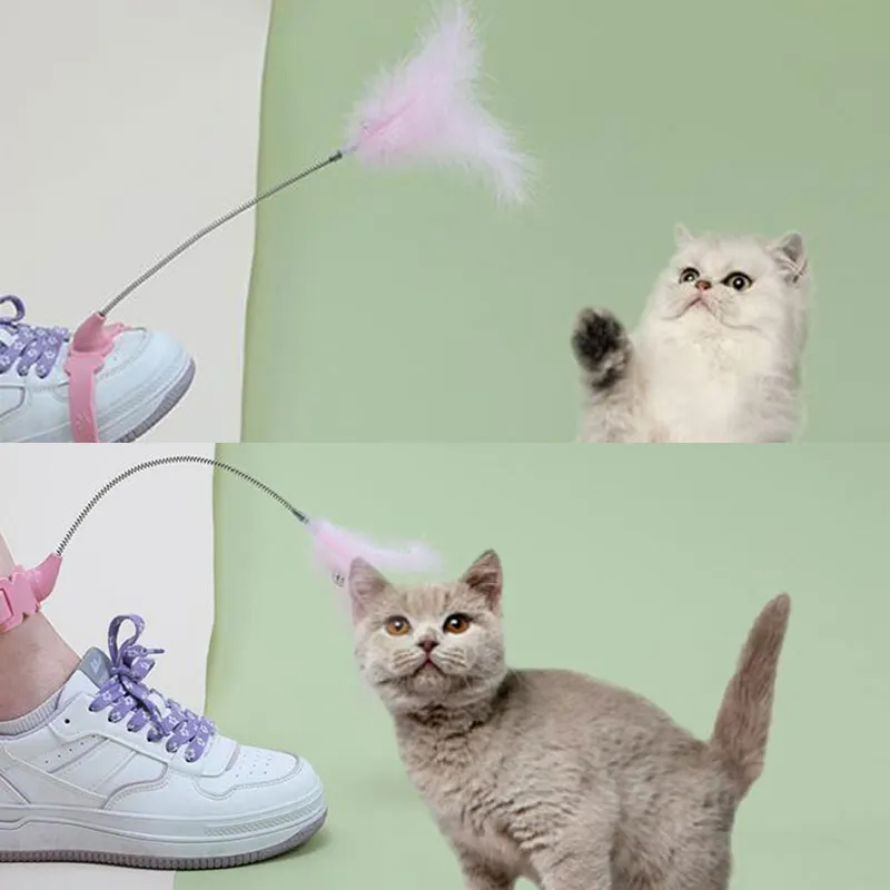 Creativity Lazy Feather Funny Cat Stick Pet