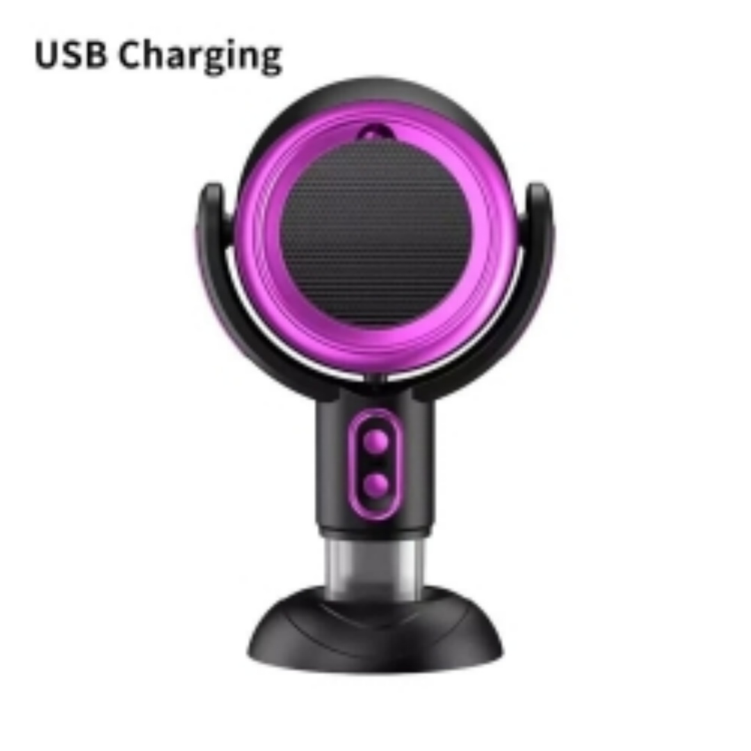 Smoke Away Purifier Fan Portable Smoke Fan For Indoor Cook Smoking With Filter Purple