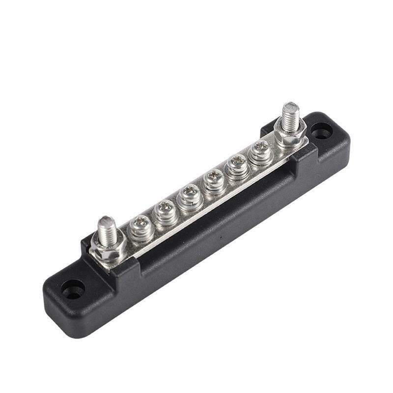 12V Distribution Bus Bar Auto Boat Marine Power 6 Way Terminal Block