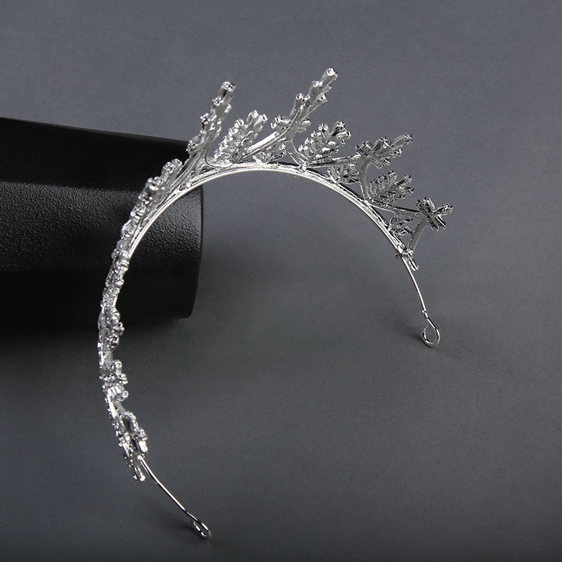 Korean Bridal Crown Jewelry Performance Alloy Pearl Headwear