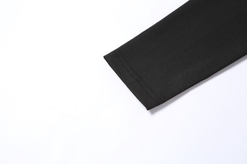 Long Sleeve Cutout Low Cut Slim Fit Slit Dress