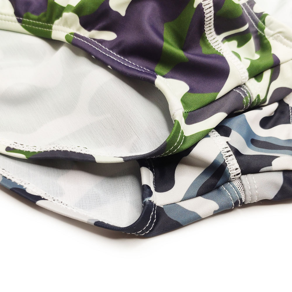 Men's Fitted Drainage Low Waist Swim Briefs