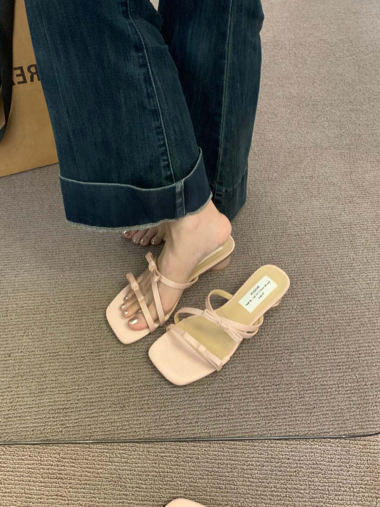 Open Toe Slide Sandals, picture 3 of 5
