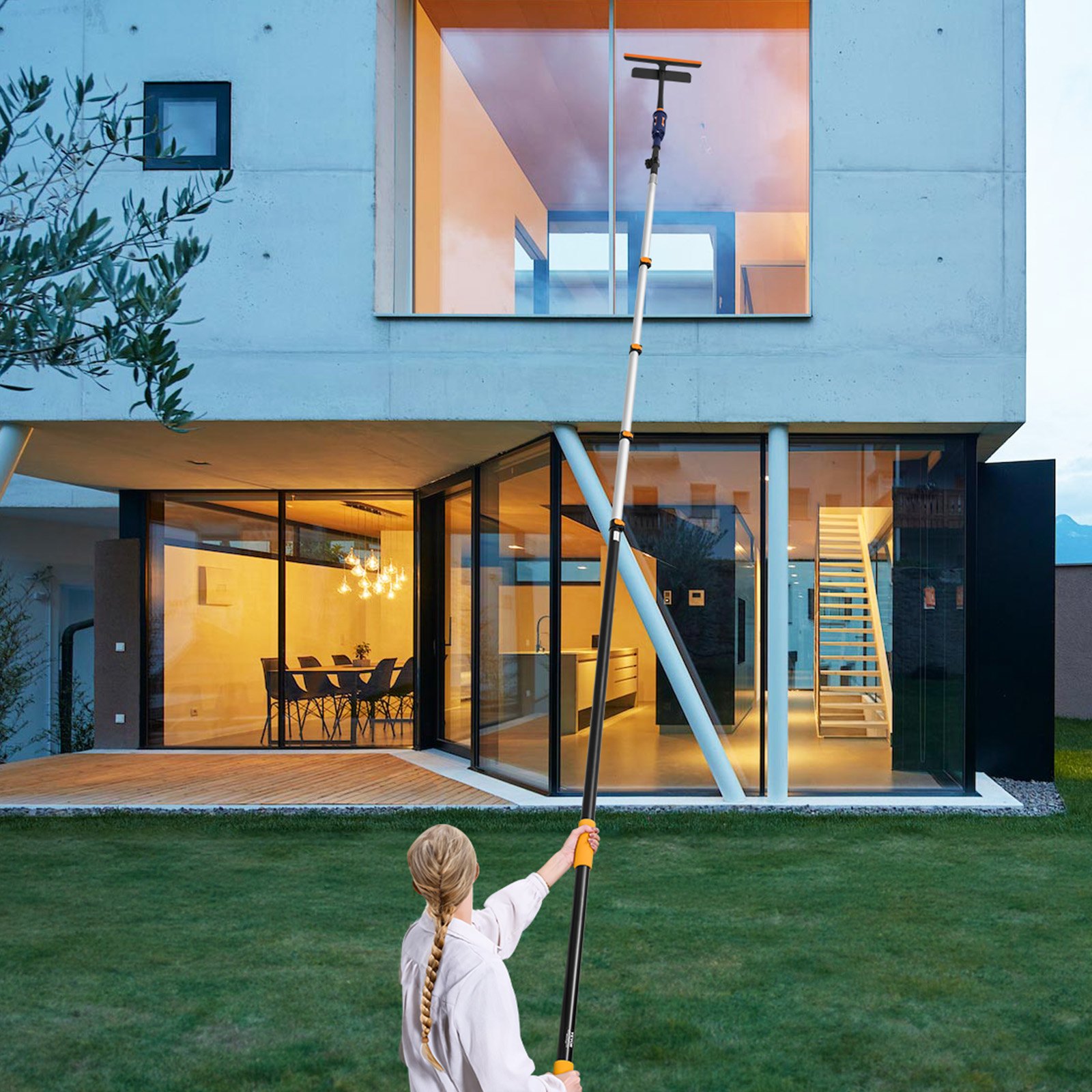 Telescoping Extension Pole 7 To 30 FT Multi-Purpose For Painting Dusting image 4