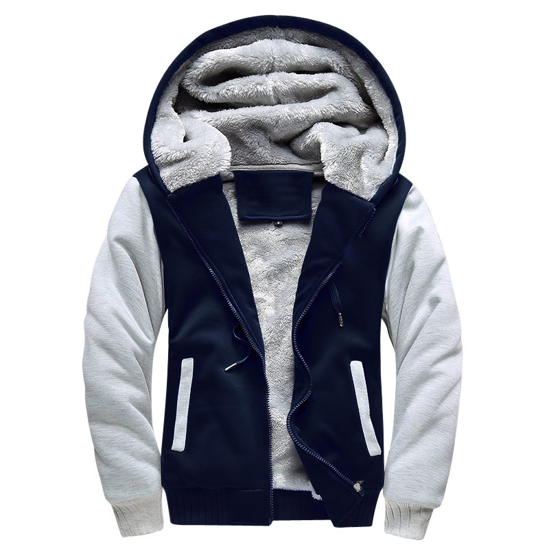 Street Hoodie Hooded Jacket Plus Size Men's Cotton Coat