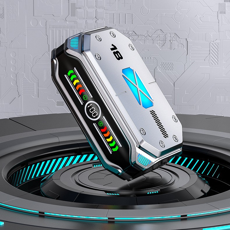 Touch Digital Display True Wireless Motion Low Delay Mechanical Bluetooth Headset - Image 5