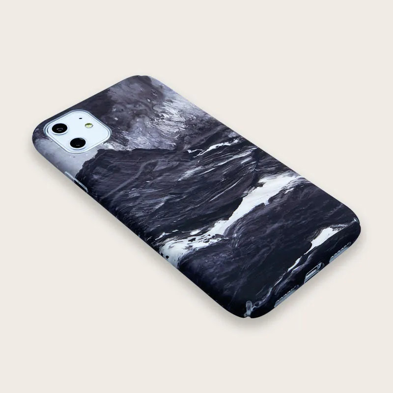 Black ocean wave mobile phone case CJdropshipping - Main Image