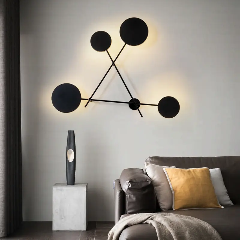 Nordic Industrial Style Triangular Living Room Modern Wrought Iron
