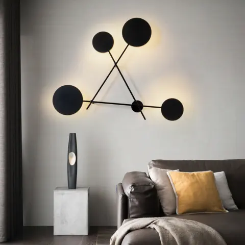 Nordic Industrial Style Triangular Living Room Modern Wrought Iron