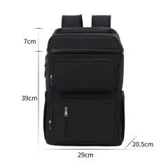 Insulation Double Backpack Outdoor Picnic Beach Camping - Black - View 1