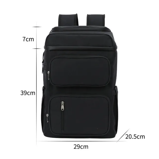 Insulation Double Backpack Outdoor Picnic Beach Camping Black - Shop at LoveMi