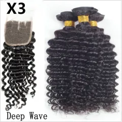 9a brazilian kinky curly human hair - Deep Wave - View 1