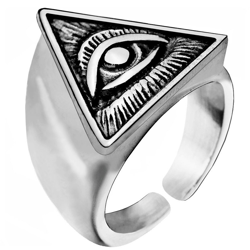 Title 1, Gods Eye Ring Heren Punk Persoonlijkheid Verst...