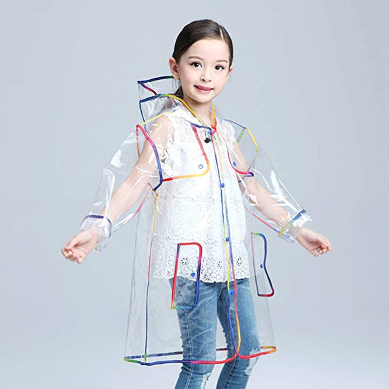 Title 4, Transparent Thickening Eva Raincoat For Element...