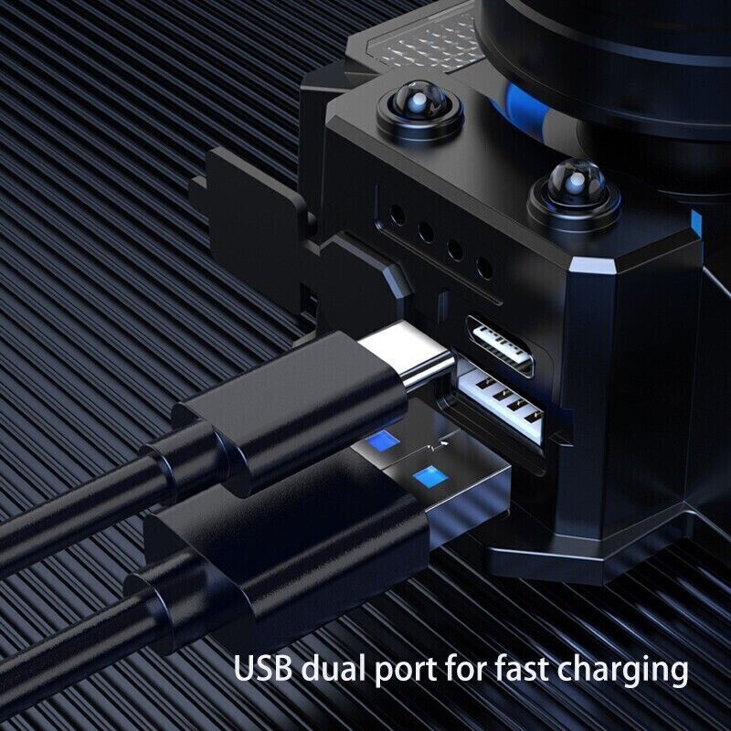 USB-C Rechargeable Zoom Headlamp, 2-Pack