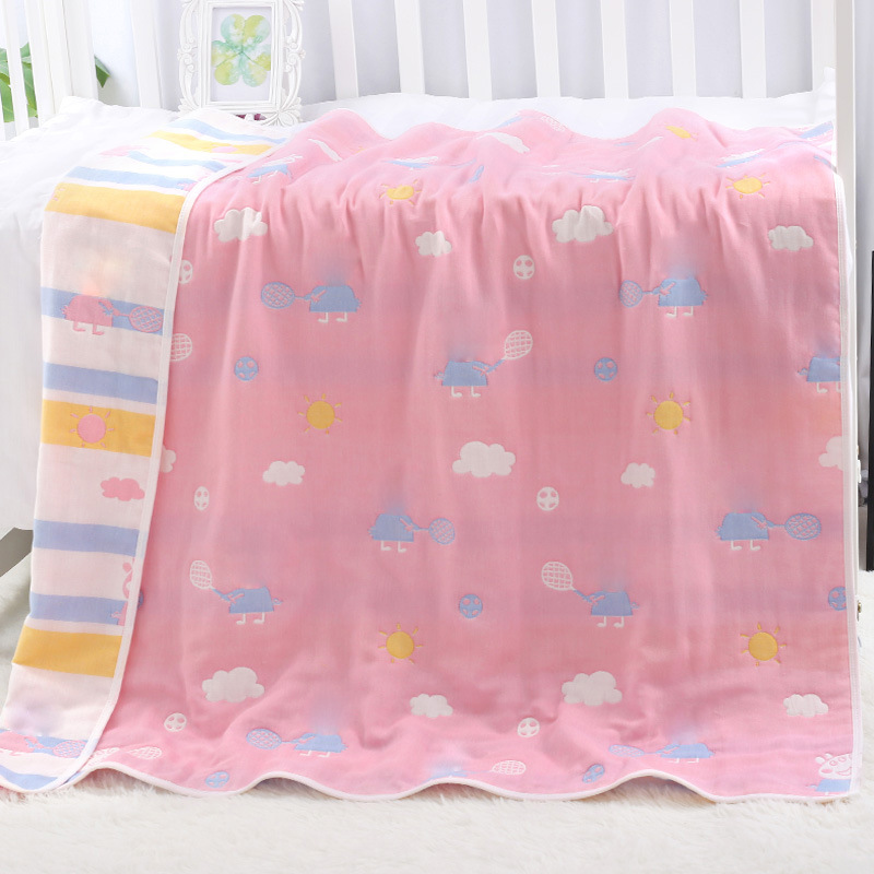 Title 18, Cotton Six-layer Gauze Towel Quilt Gauze Bath T...