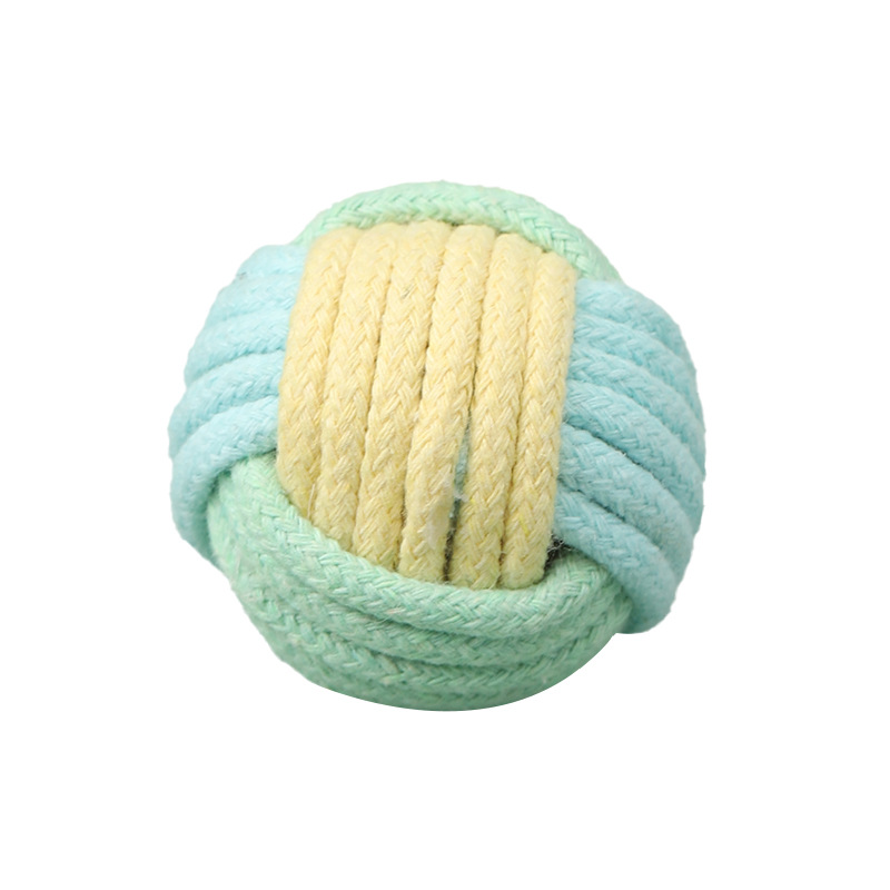 Handmade Cat Hair Ball Plush Cotton Ball To Relieve Boredom Self Training Interactive Toys For Grinding Pet Teeth