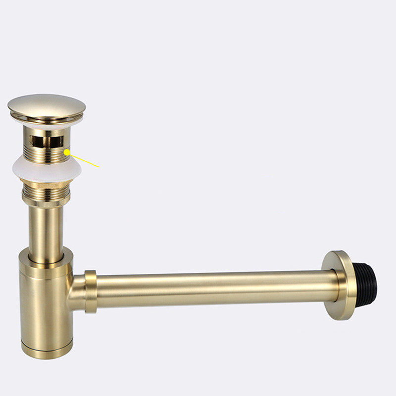 Countertop Basin Nordic Style Drainer Wall Pipe