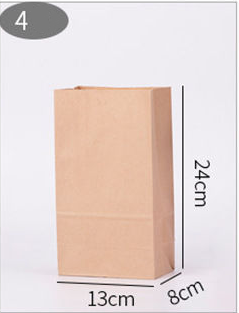 Title 12, 100 pcs Paper bags for Kraft refrigerator