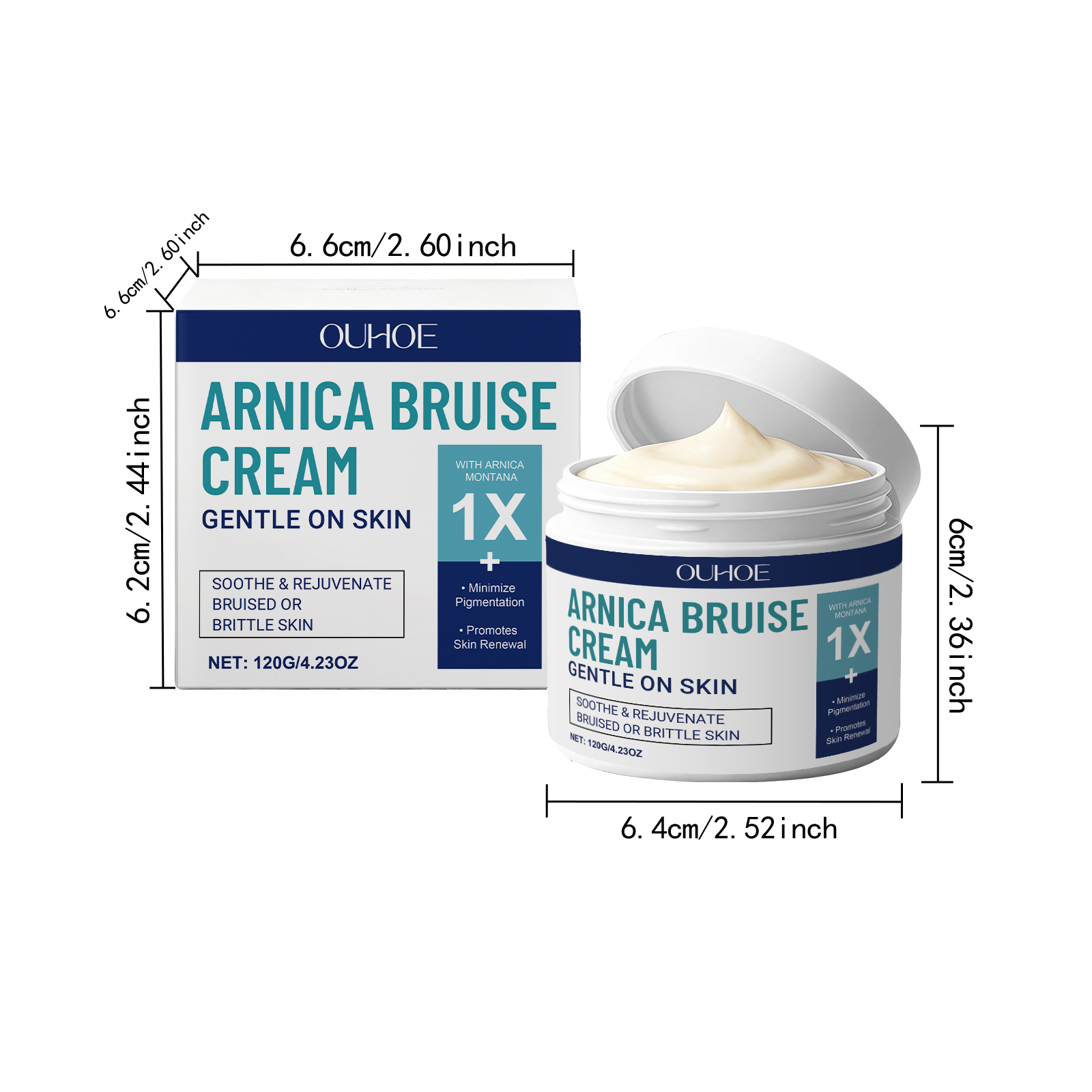 Soothing And Repairing Cream 120g 1 Box — foto 6