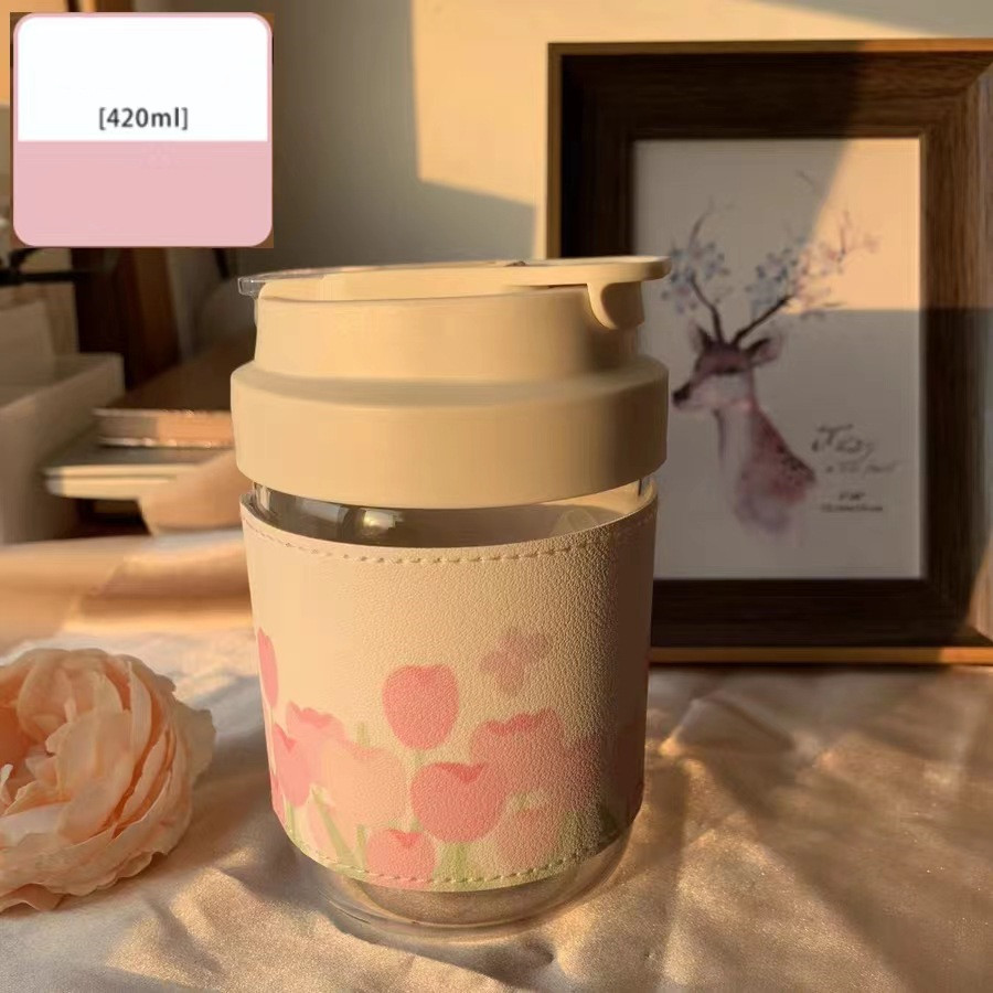 Creative Cute Portable Double Drink Glass