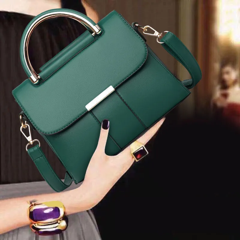 Shoulder messenger women's bag - Green