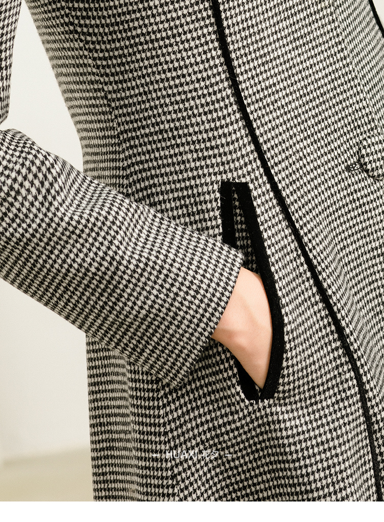 New Mid Length Versatile High-end Woolen Coat Coat