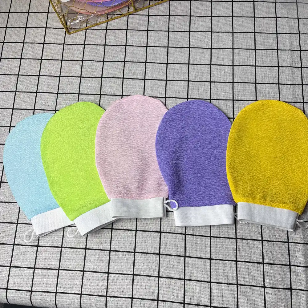 Home Fashion Exfoliating Bath Gloves