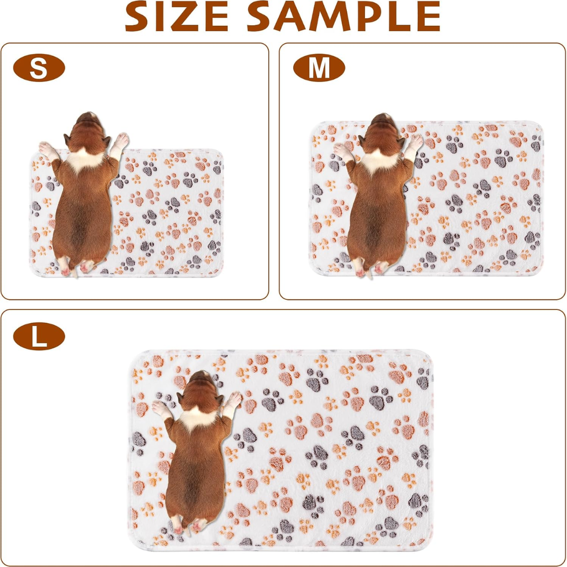 1 Pack 3 Blankets Fluffy Premium Fleece Soft Pet Blanket Flannel Throw For Cat Dog Puppy — foto 4