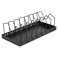 Pull Out Pots And Pans Organiser Under Cabinet With 8 Adjustable Dividers Rustproof Carbon Steel Sliding Pots Holder For Kitchen Cookware Bakeware ... - View 1