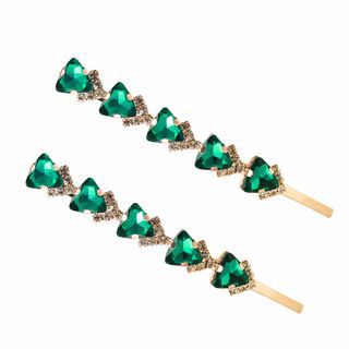 Student Bangs Clip Side Clip Jewelry Hairpin Green - Shop at LoveMi