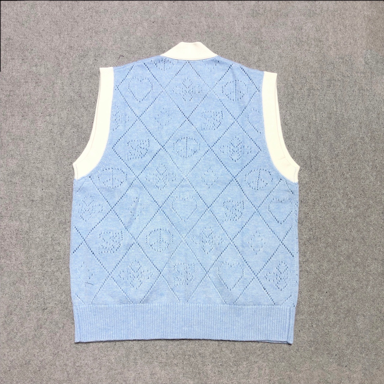 Title 2, Wool Blend Vest V-neck Single-breasted Sleevele...