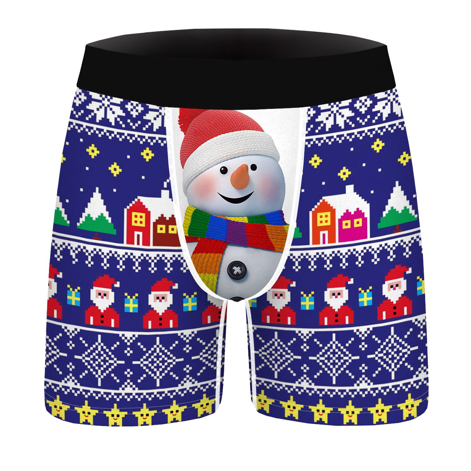 Title 6, Christmas Snowman Digital Printing Men