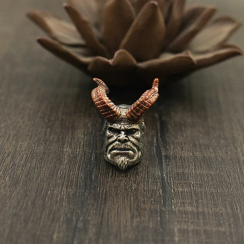 Hand Woven Umbrella Rope Diy Accessories Pendant - Red Copper