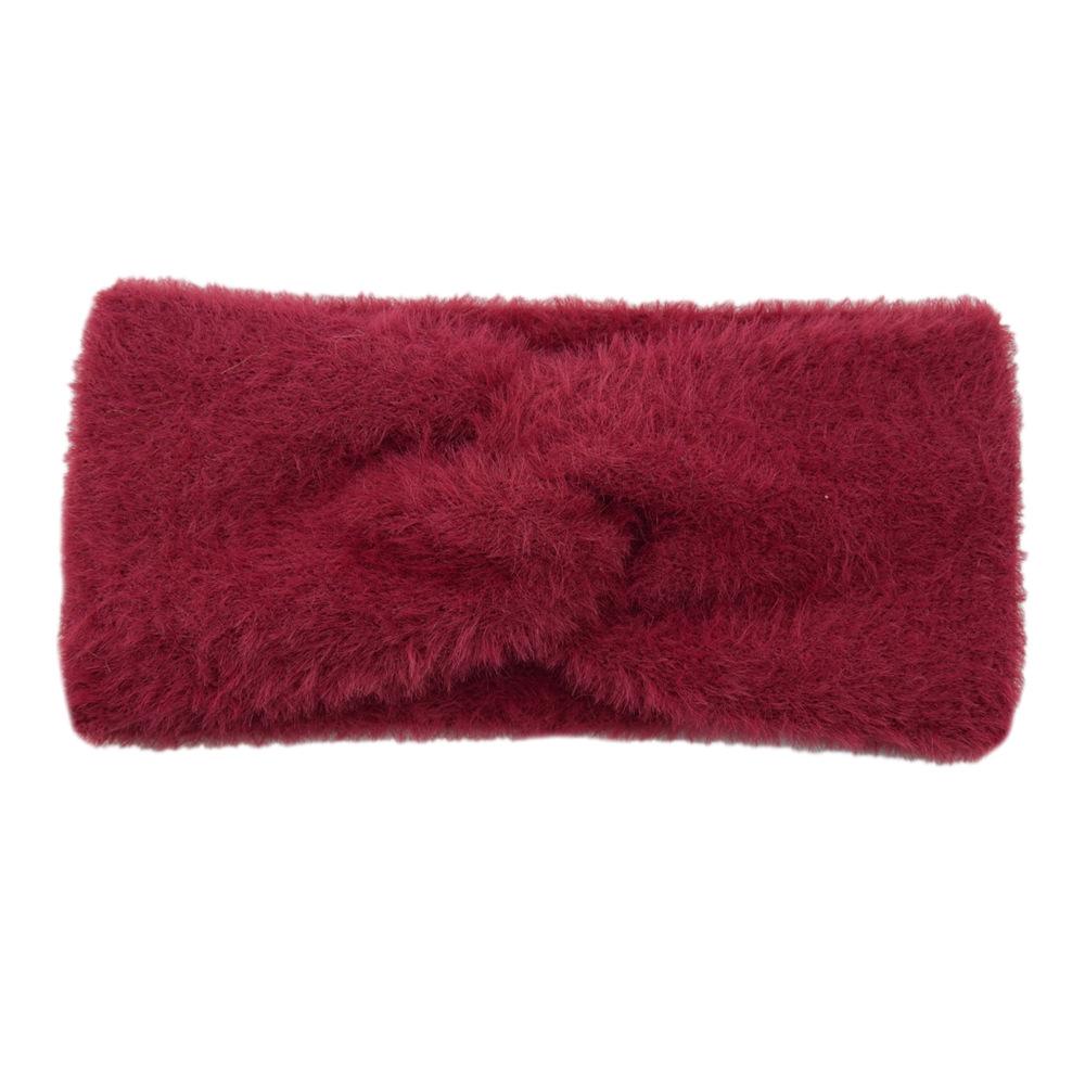 Title 9, Cross Knit Headband In Imitation Of Mink Hair