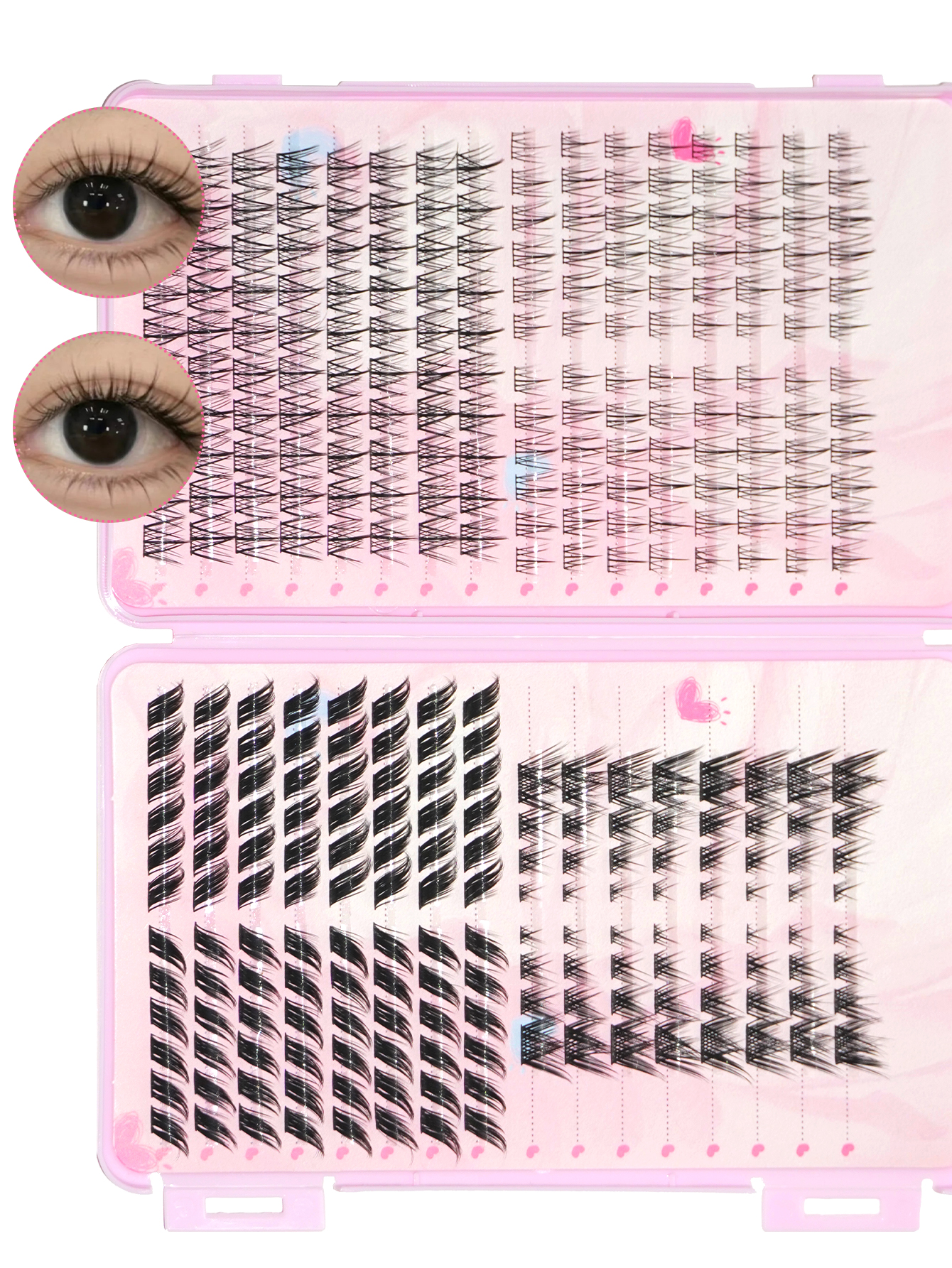 A Multi style Hybrid False Eyelash Extension Set, The False Eyelashes Are Easy To Wear And Apply, Creating The Perfect Eye Makeup False Eyelashes ... Style2 - Shop at LoveMi