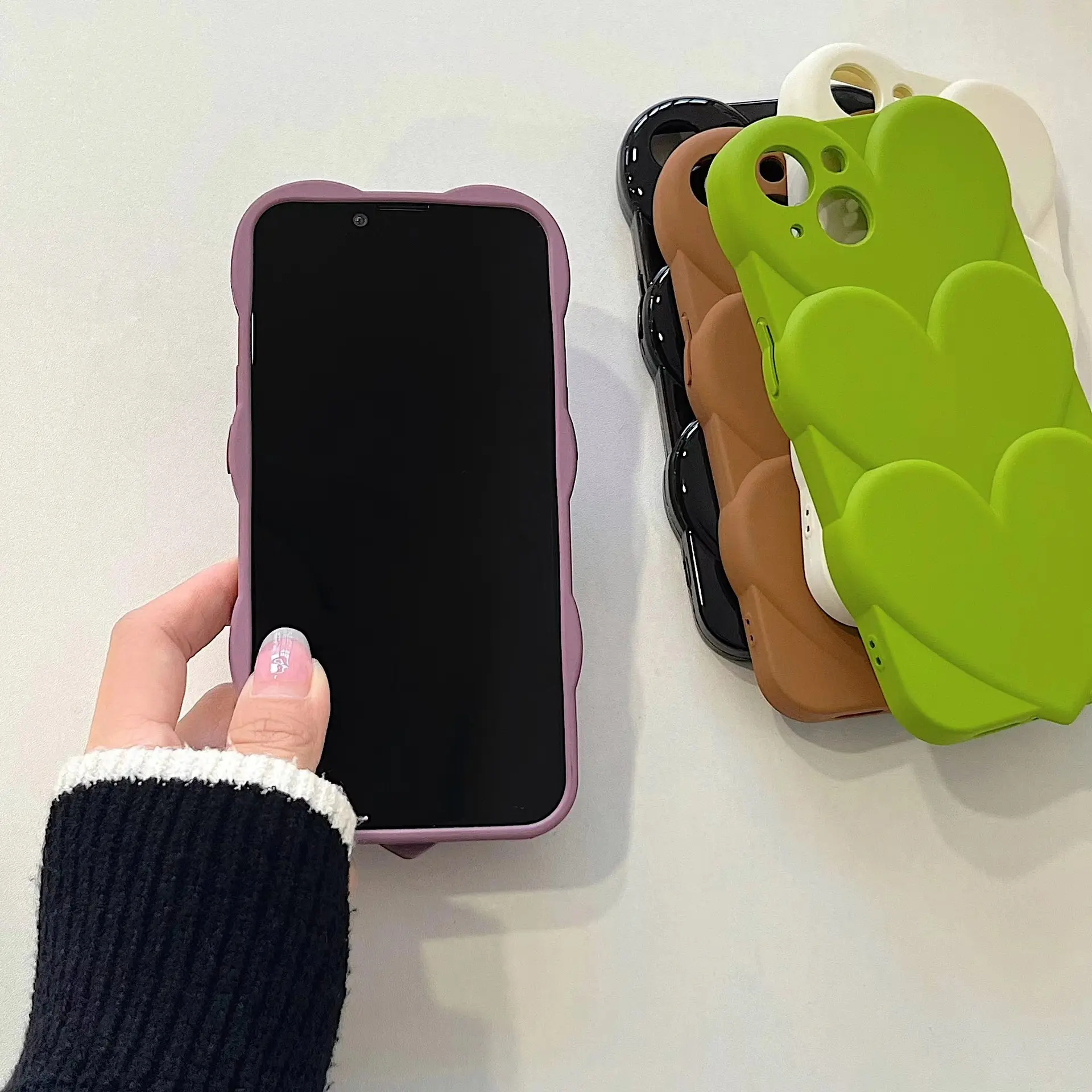 Skin Sense Folding Love Phone Case Protective