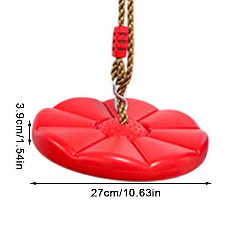 Kids Disc Swing Seat Hanging Indoor Outdoor Garden Rope Children Toys — image 10