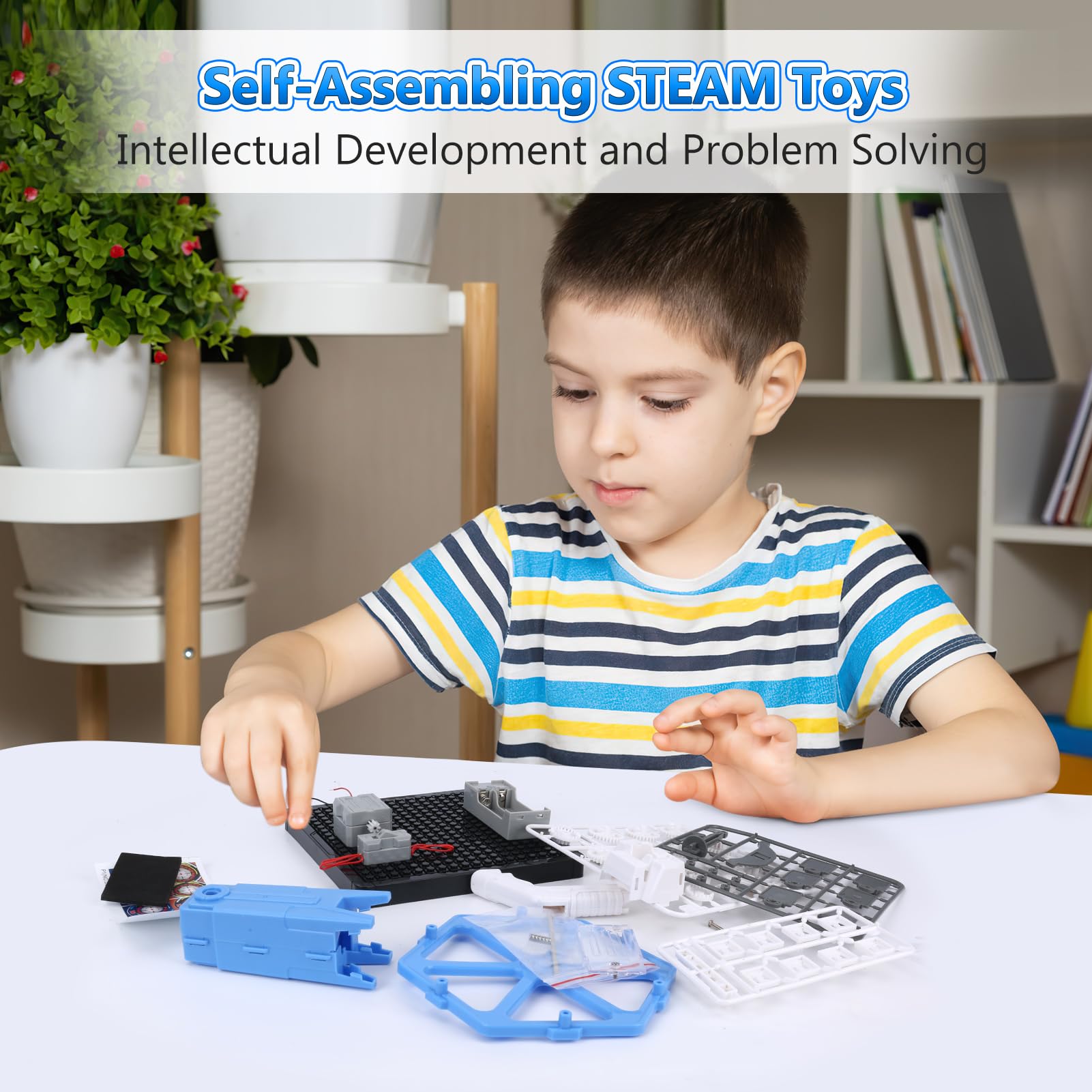 Educational Toys, Education DIY Building Science Kits For Kids Age 8 9 10 11 12 Years Old, Cause And Effect Toys Engineering Building Toys, Gift For 8-12 Year Old Boys & Girls For Christmas Birthday