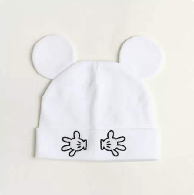 Newborn Baby's Autumn And Winter Double layer Cotton Cartoon Knitting Pullover White - Shop at LoveMi