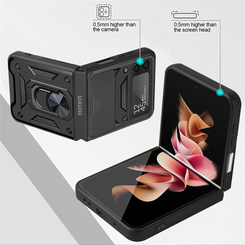 Folding Bracket Ring Fall Proof Phone Case - Image 4