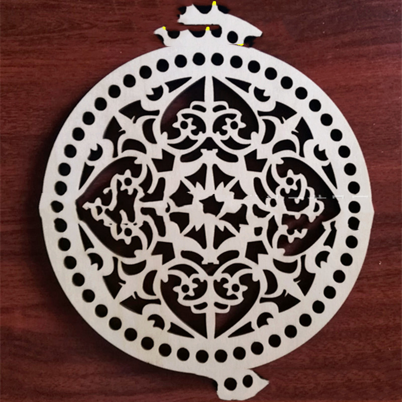 Wooden Crochet Bag Messenger Handbag