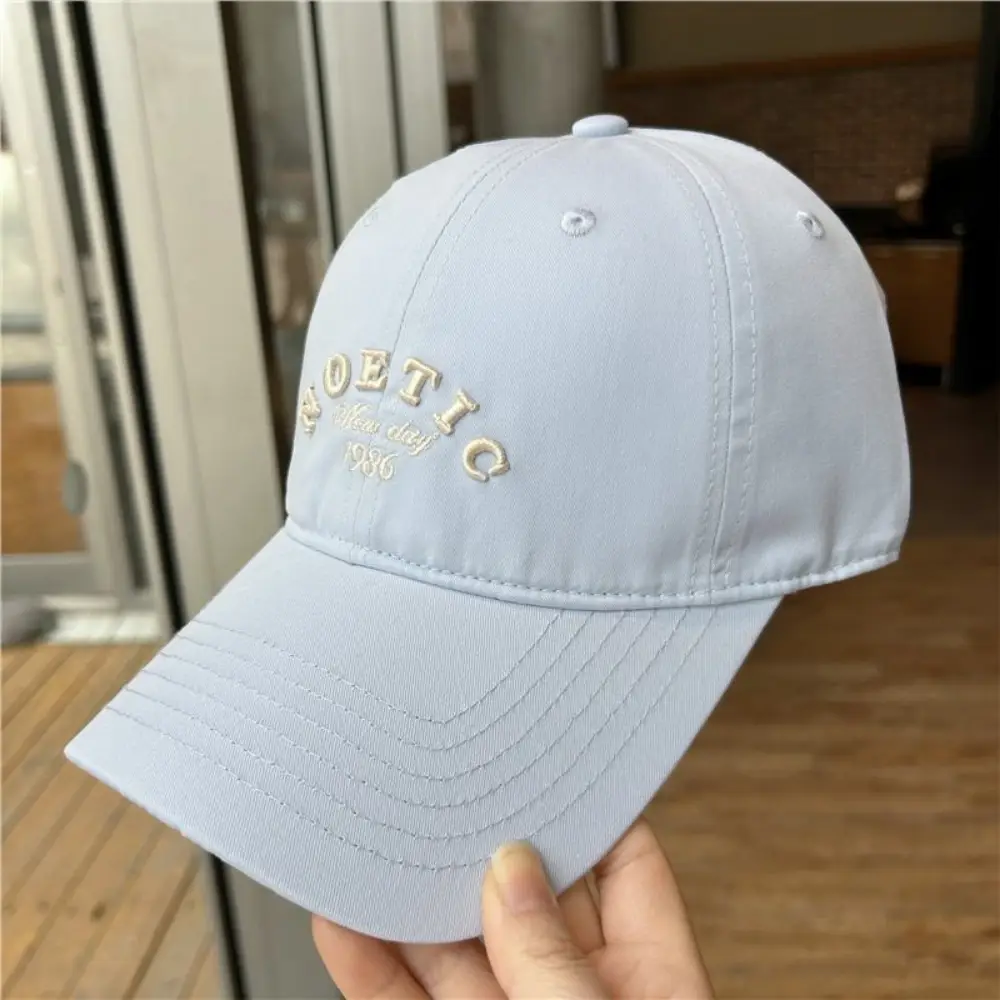 New Men's And Women's Embroidered Letter Style Fashionable Casual Baseball Cap For Daily Use To Make Face Look Smaller, Suitable For Outdoor Outings.