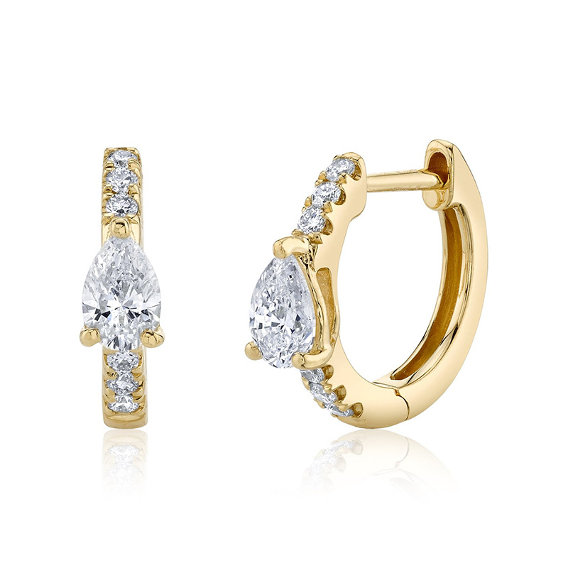 Lighter Earrings With Diamond Poppers